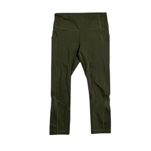 Lululemon Athletica Olive Green Leggings